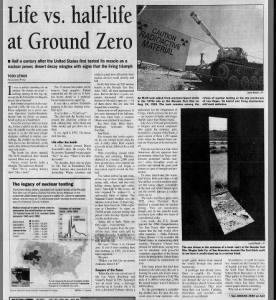 Life vs. Half-Life at Ground Zero (Pt 1) - The Daily Spectrum - Jan 27, 2001