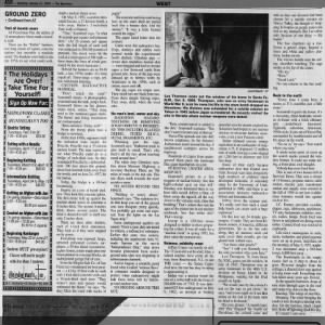 Life vs. Half-Life at Ground Zero (Pt 2) - The Daily Spectrum - Jan 27, 2001