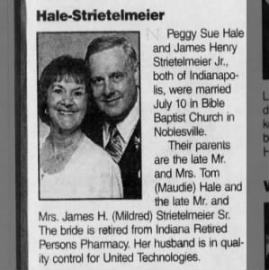 Marriage of Hale / Strietelmeier