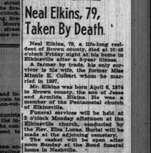 Obituary for Neal Elkins