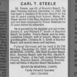 Father-in-law obit