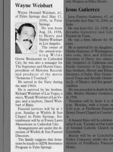 Obituary for Wayne Howard Weisbart
