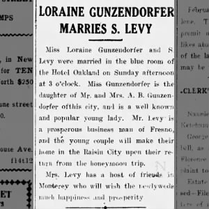 Marriage 23 Feb 1919
